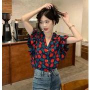 トップス レディース シャツ フレア カジュアルシャツ 花柄