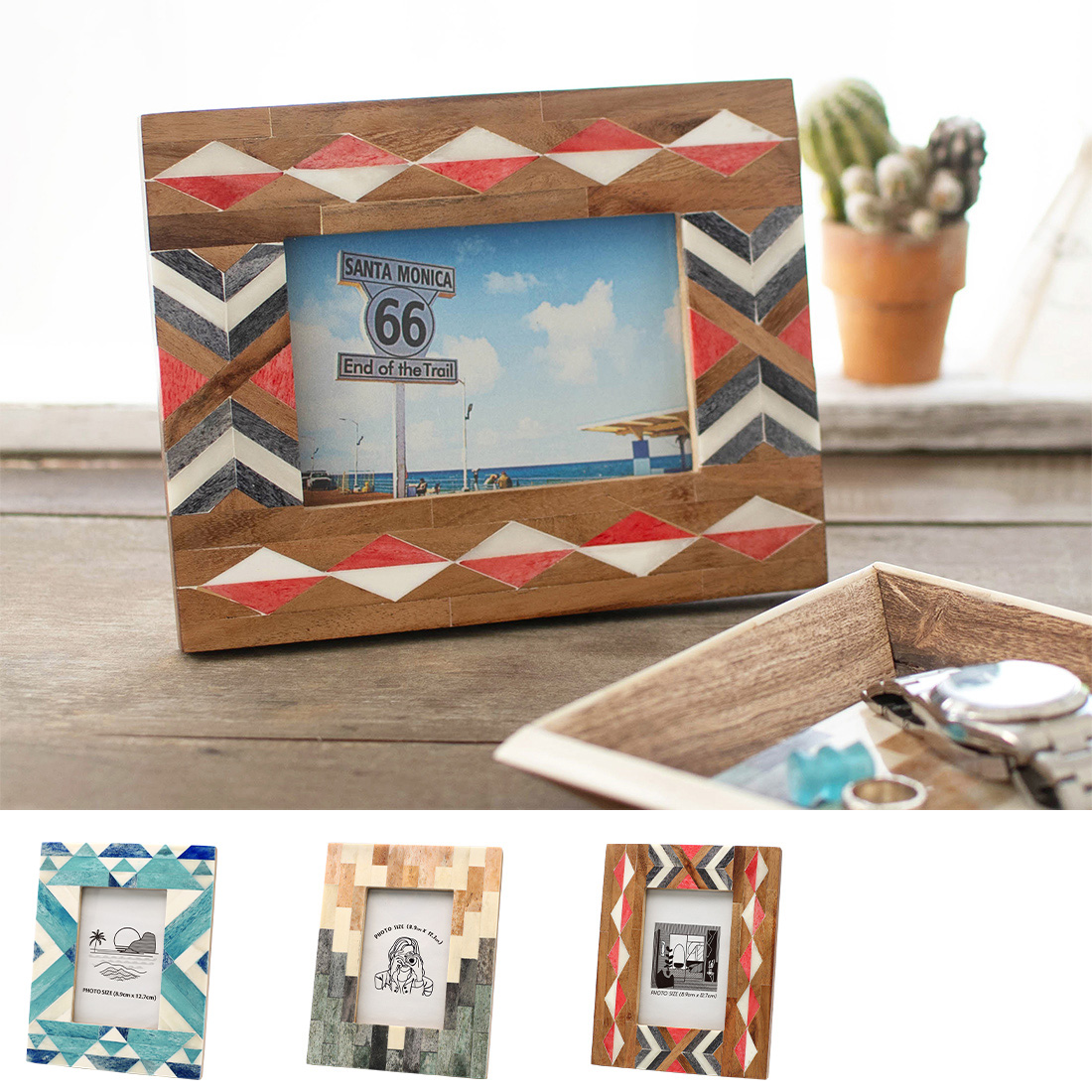 Amazon.com - ZXT-parts 3x3.5 Picture Frame Black and Gold