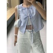 今季マストバイ　夏秋新作　気質   韓国系 カジュアル系 おしゃれ  トップス  リボン タンクトップ