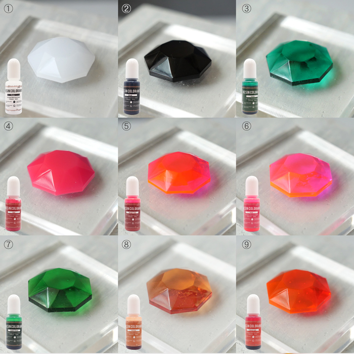 ブランドのギフト レジン 着色剤 カラー ベーシック 着色料 【全15色】 1色 × 10ml その他