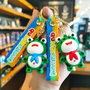 2色   カエルの学生キーホルダーカエル雑貨  カエルアクセサリー   スタイリッシュな動物キーホルダー
