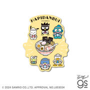 サンリオキャラクターズ ダイカットステッカー はぴだんぶい ラーメン sanrio インバウンド JAPAN SAN156