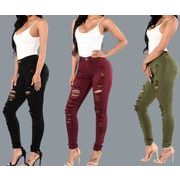 大きいサイズ レトロパンツ ゆったり シンプル レディースデニムパンツ 痩せ見えパンツ デニムパンツ