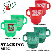 7UP セブンアップ クリア スタッキング マグ