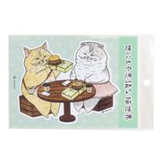 世にも不思議な猫世界 ビッグサイズステッカー ウーヤくん＆ミーヤちゃん