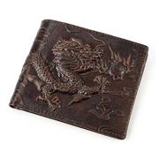 【予約商品納期約1ヶ月】風水 財布 龍 二つ折り 竜 開運 金運 財産運 出世運 恋愛運 幸福 成功 贈り物
