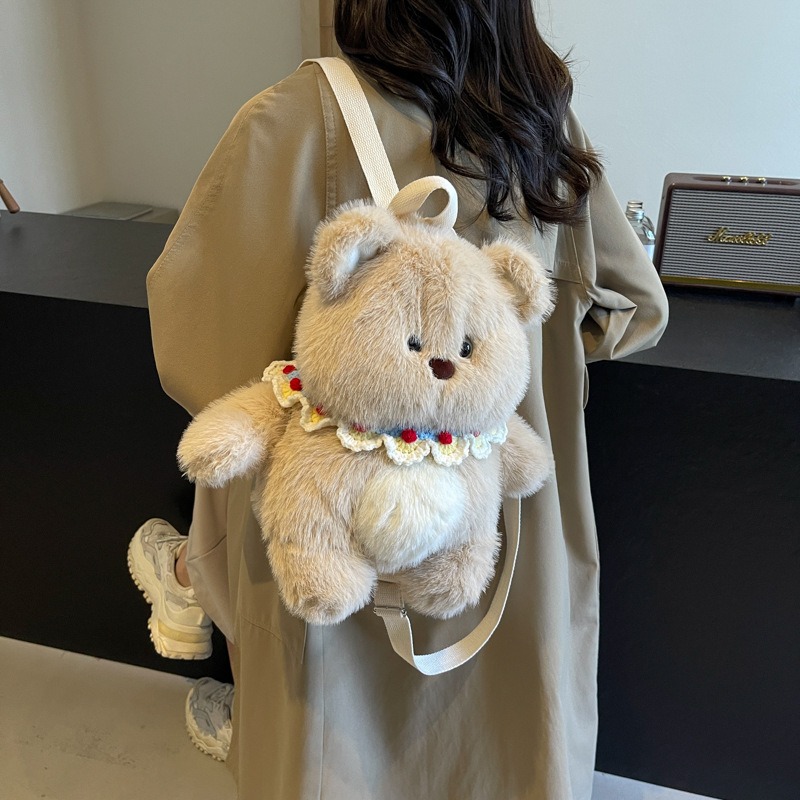 テディベア バックパックベア ぬいぐるみリュック - メルカリ