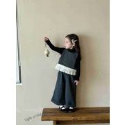 2024秋新品 い韓国風子供服 ベビー服  キッズ女の子長袖Ｔシャツ +チョッキ+ズボン 90cm-140cm