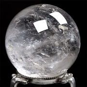約59mm 天然水晶 天然クォーツ スフィア 水晶  丸玉 1個