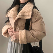 chic 韓国 ファッション　 気質     おしゃれ      防寒 厚手   コート  ダウンジャケット