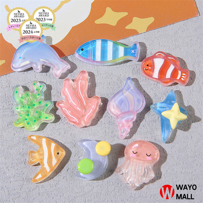 新入荷 デコパーツ樹脂 DIY素材 アクセサリー 貼り付けパーツ 手芸材料 飾り写真撮影の小道具 卓上置物