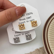 YIZ☆金アレ対応コーティング ビンテージ風ピアス