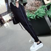 スポーツパンツ女性春秋ゆるいハーレムパンツ九分ズボン韓国版カジュアルパンツ潮