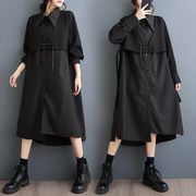 秋新作 ワンピース レディース シャツワンピース 長袖ワンピ ロングワンピ ゆったり きれいめ おしゃれ