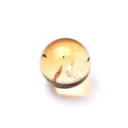 【１点物】希少◇ハイクリア ロマネサイトインシトリン 14.5mm 丸玉(台座なし) スフィア _PB7214
