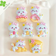 猫 アクセサリーパーツ デコパーツ スマホケース美容 ハンドメイド DIY