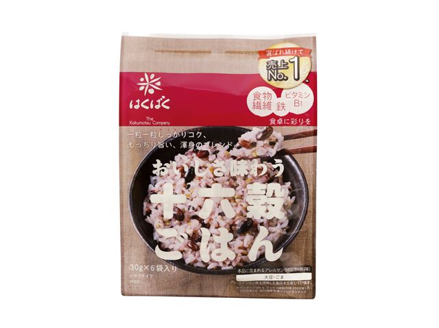 はくばく おいしさ味わう 十六穀ごはん 30gx6袋x6