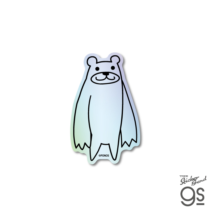 にゃんこ大戦争 ホログラムステッカー クマ先生 ゲーム game かわいい 