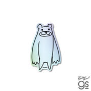 にゃんこ大戦争 ホログラムステッカー クマ先生 ゲーム game かわいい キャラクター 人気 グッズ NYA006