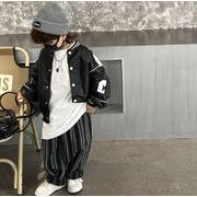 秋新しい  ★男の子レザージャケット★ファッション革の野球ユニフォーム，コート★潮流子供春秋服★90-140