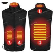 秋冬新作　ヒーターベスト 電熱ベスト ジャケット 電熱ウェア 速暖 USB加熱 男女兼用 通勤