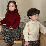 秋冬新作 韓国風子供服 男女兼用  キッズ服 トップス ニット  80-140CM 4色