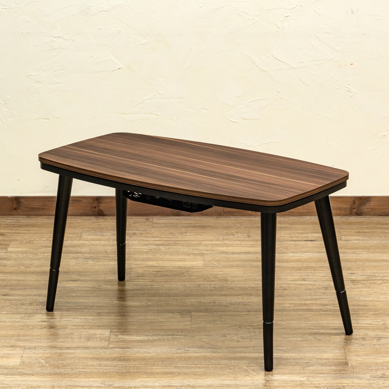 ソファ対応2WAYコタツ　90×50 ウォールナット 高さが変わると2倍楽しい 2WAY こたつテーブル 90×50 ソファー 高さ