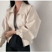 秋冬　トップス  レディース ジャケット PU 革ジャン レザージャケット