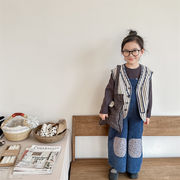 2024秋冬子供服 カジュアル系 花柄 サロペット 韓国風子供服 ボトムス 防寒 温かい パンツ 男女兼用