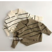 2024秋新作★子供服　キッズ　トップス　ニット　セーター ウール　80-130CM  2色