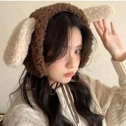 イヤーマフラー 耳当て イヤーマフ 起毛 フェイクファー 秋冬 保温 レディース小物