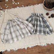 2025春秋子供服 カジュアル系 チェック柄 インナーシャツ 長袖Ｔシャツ ベビー服 トップス 2色展開