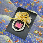 正月 〆飾り しめ飾り　水引 しめ縄リース しめ縄 正月飾り  信濃結び飾り お正月グッズ