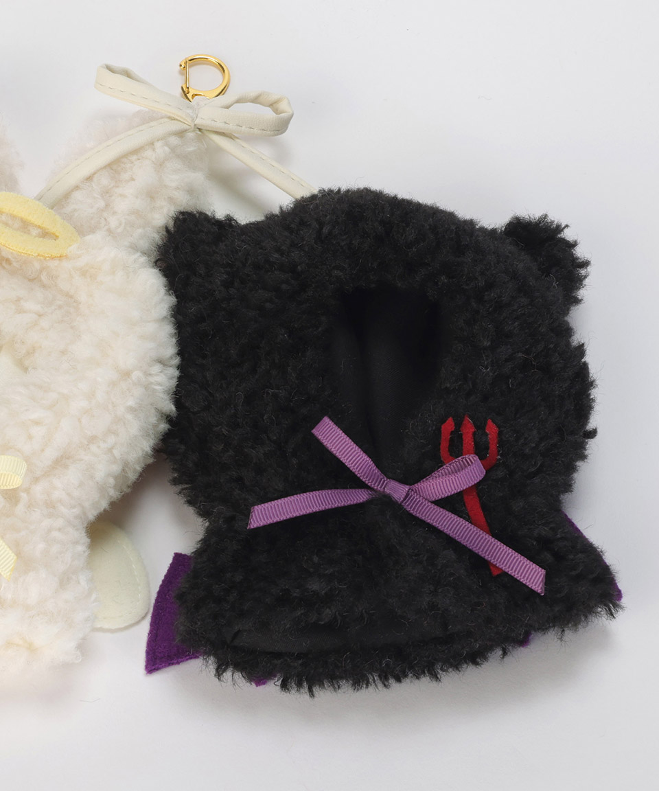 悪魔×天使　ぬい服　着ぐるみ　被り物　10cm にじぱぺサイズ　R7-140 ぬい着ぐるみ⟡天使っぽい着ぐるみ⟡悪魔っぽい着ぐるみ⟡にじ