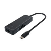 ミヨシ　MCO USB3.2 Gen2ハブ Type-C ブラック USH-10G2C/BK