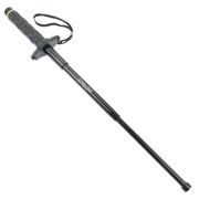 ホワイトウルフ4140カスタムスチール警棒 21 鍔付★ラバーグリップ【全日本防犯グッズ協会推奨品】