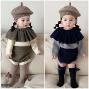 【2024春新作】韓国風子供服 ベビー服 キッズ 男女兼用 ニット セーター&短パンツ