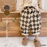SHENJ☆2024秋冬 チェック柄ロングパンツカジパンツ純綿
