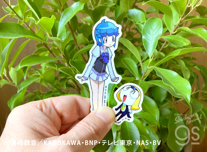 ケロロ軍曹 ステッカー2枚セット ギロロ伍長＆日向夏美 アニメ 漫画