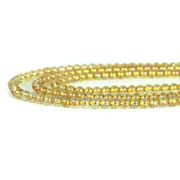 ゴールデンオーラクリスタル（濃いめ）【丸玉】4mm【天然石 ビーズ パワーストーン】