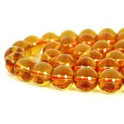 イエロークォーツ（合成水晶）【丸玉】12mm【ビーズ パワーストーン】