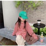 子供服春秋服★女の子長袖シャツ ★ファッションTシャツ ★韓国風子供春秋服★80-140