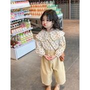 2025★春新作★韓国風子供服★花柄シャツ★トップス★ブラウス★ 90cm-140cm