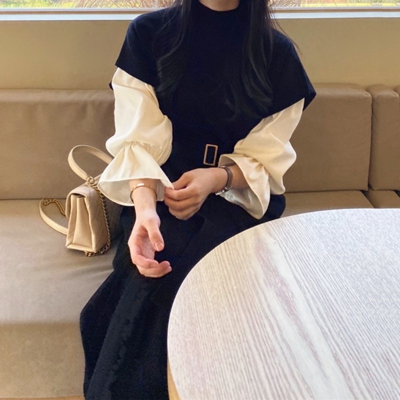 【2023秋新作】韓国風レディース服　秋　ゆったり 　シンプル　カジュアル　きれいめ　セットアップ