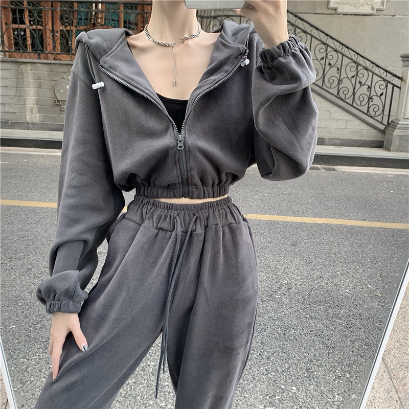 Women】韓国風レディース服 レディース 秋 スポーツ風