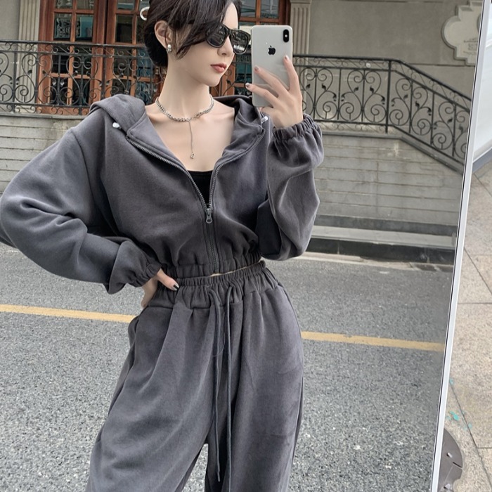 Women】韓国風レディース服 レディース 秋 スポーツ風
