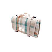 オーセンティックレジャーシート　コーラルピンクチェック　/ござ　シート　敷物