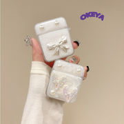 2025年新作 ブルーツゥースイヤホンカバー Airpodspro2カバー Airpods用保護ケース リボン ハート 可愛い