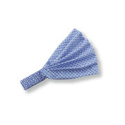 ひんやりヘアバンド　ジッパーポーチ入　鹿の子絞り　/冷感　ひんやり　タオル　熱中症