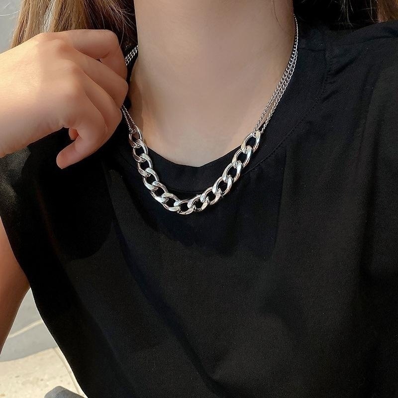 ネックレス レディース　平ら　925シルバー   アクセサリー ネックレス  ハンドメイド ネックレス INS風